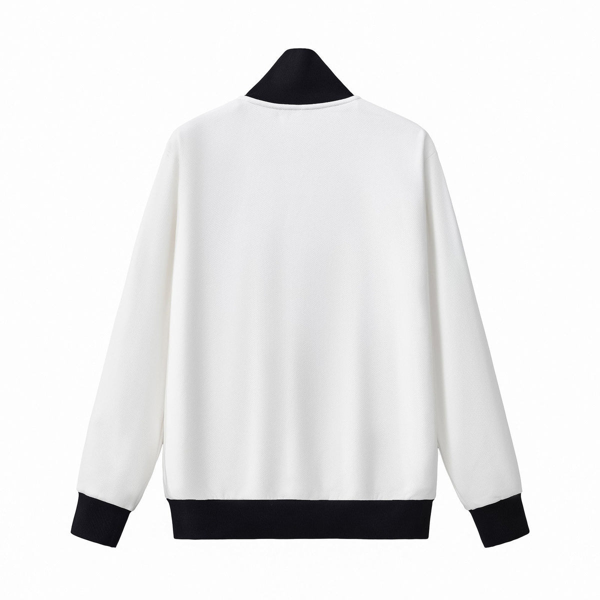 Contrast Stripe Full-Zip Track Sweatshirt