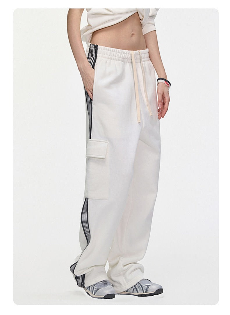 Side Stripe Cargo Sweatpants