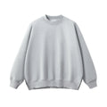 Side Split Relaxed Crewneck Sweatshirt