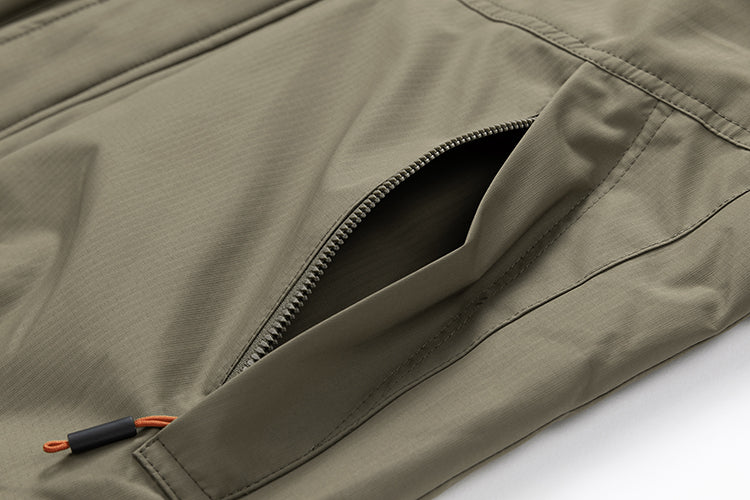 Men's Hooded Outdoor Windbreaker Jacket