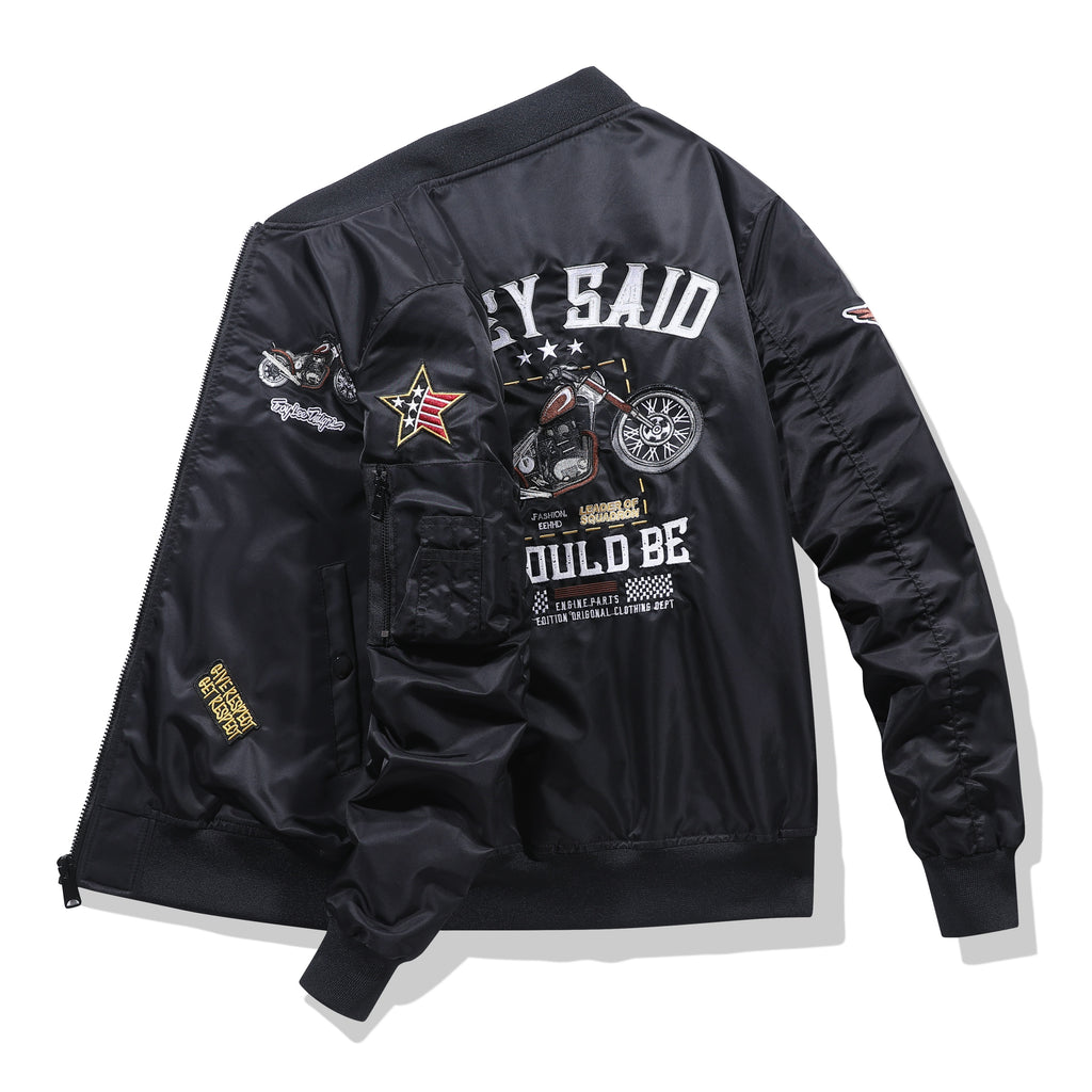 Contemporary Streetwear Flight Jacket
