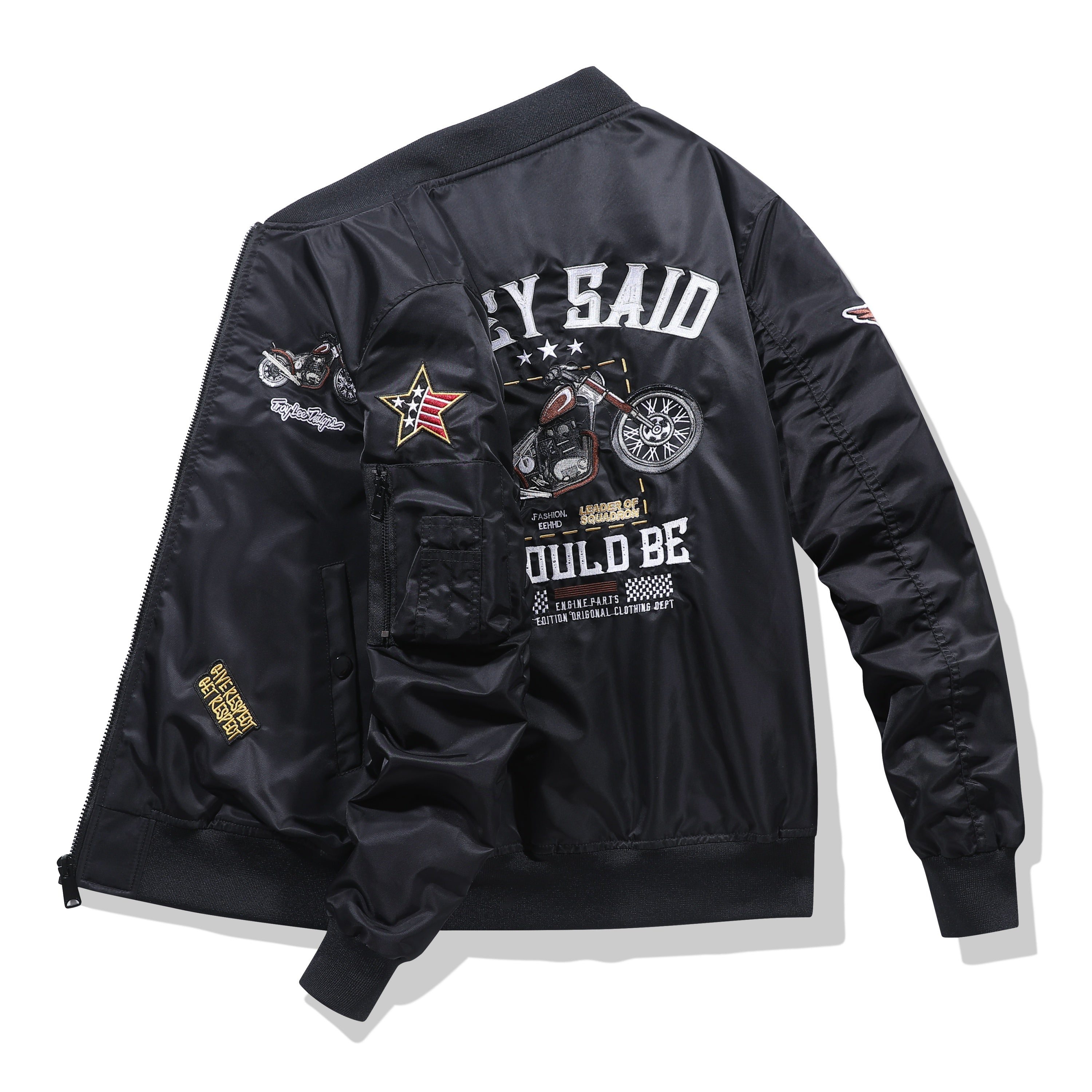Contemporary Streetwear Flight Jacket