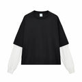 Layered Sleeve Boxy Long Sleeve Tee