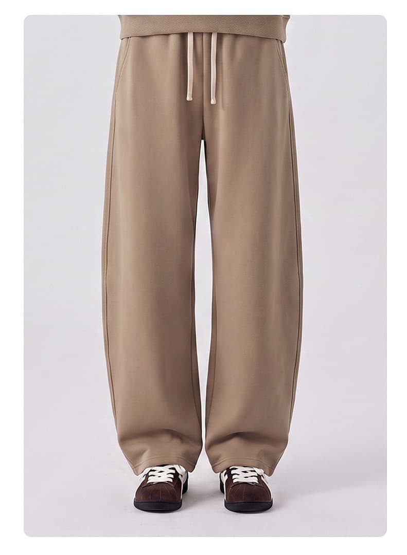 Barrel Leg Fleece Sweatpants