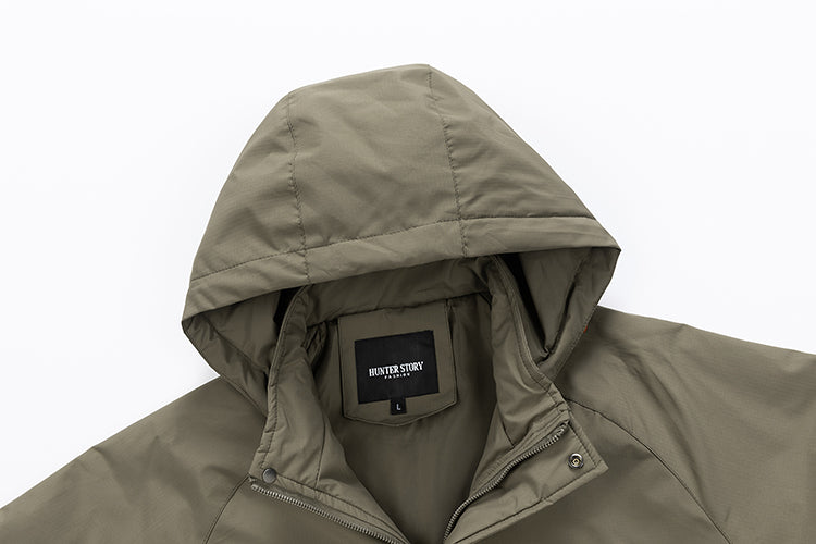 Men's Hooded Outdoor Windbreaker Jacket