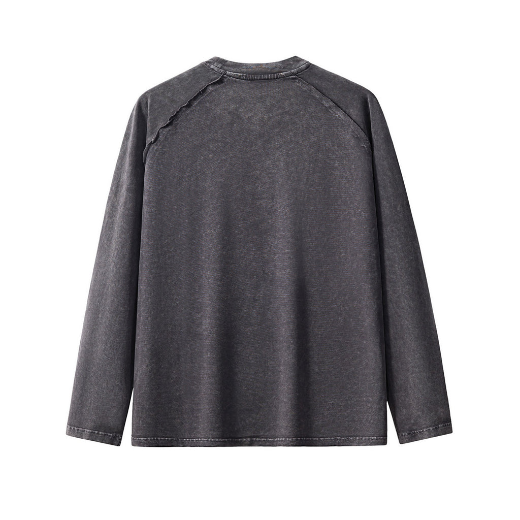 Washed Raglan Long Sleeve Tee