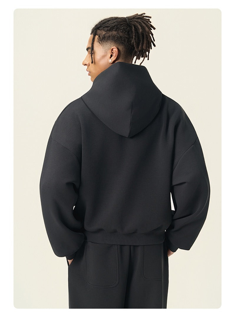 Boxy Drop Shoulder Pullover Hoodie