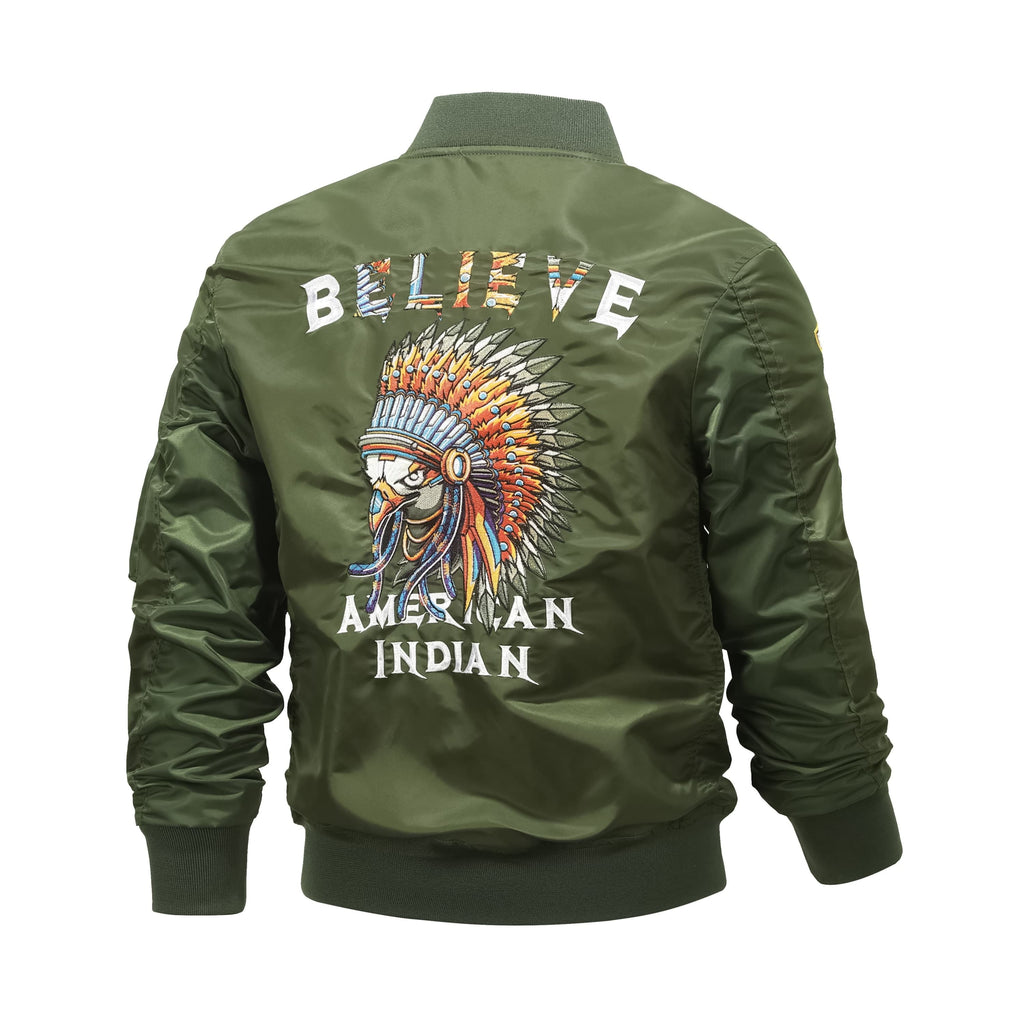 Refined Casual Bomber Jacket