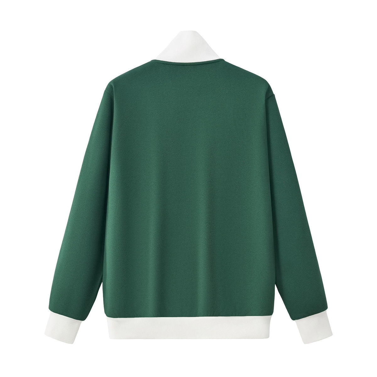 Contrast Stripe Full-Zip Track Sweatshirt