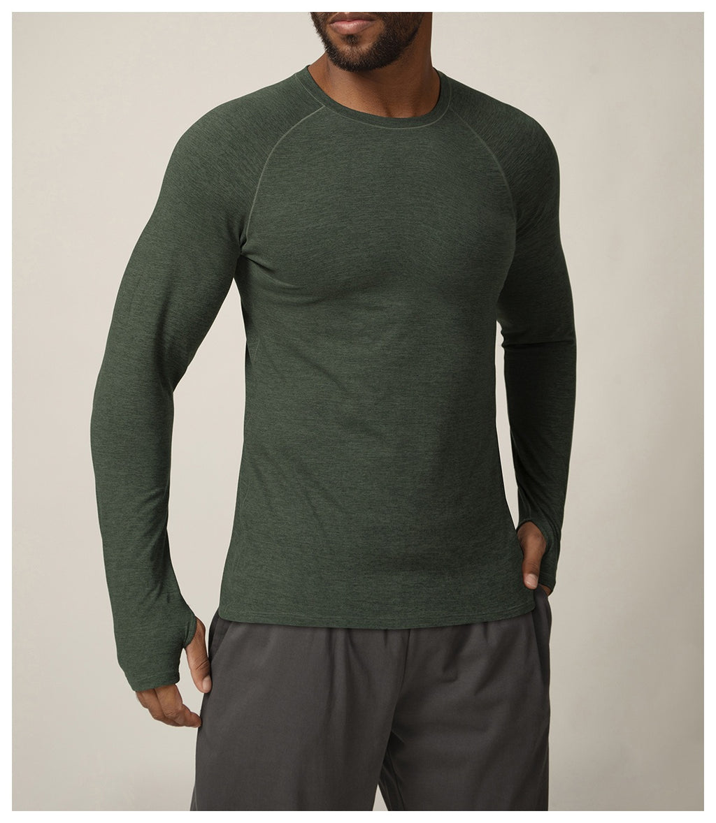 Men’s Long Sleeve Quick Dry Athletic Training Shirt