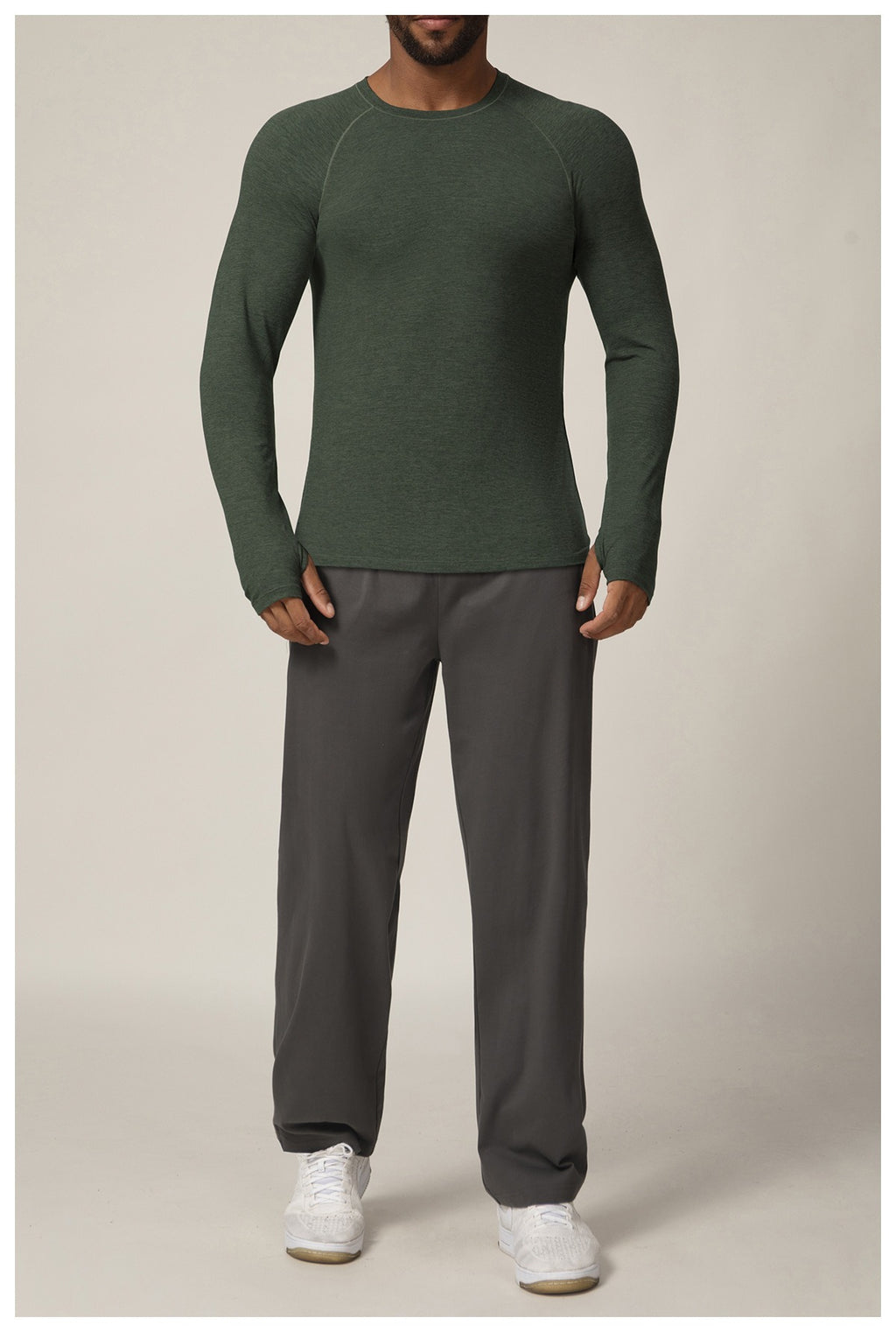 Men’s Long Sleeve Quick Dry Athletic Training Shirt