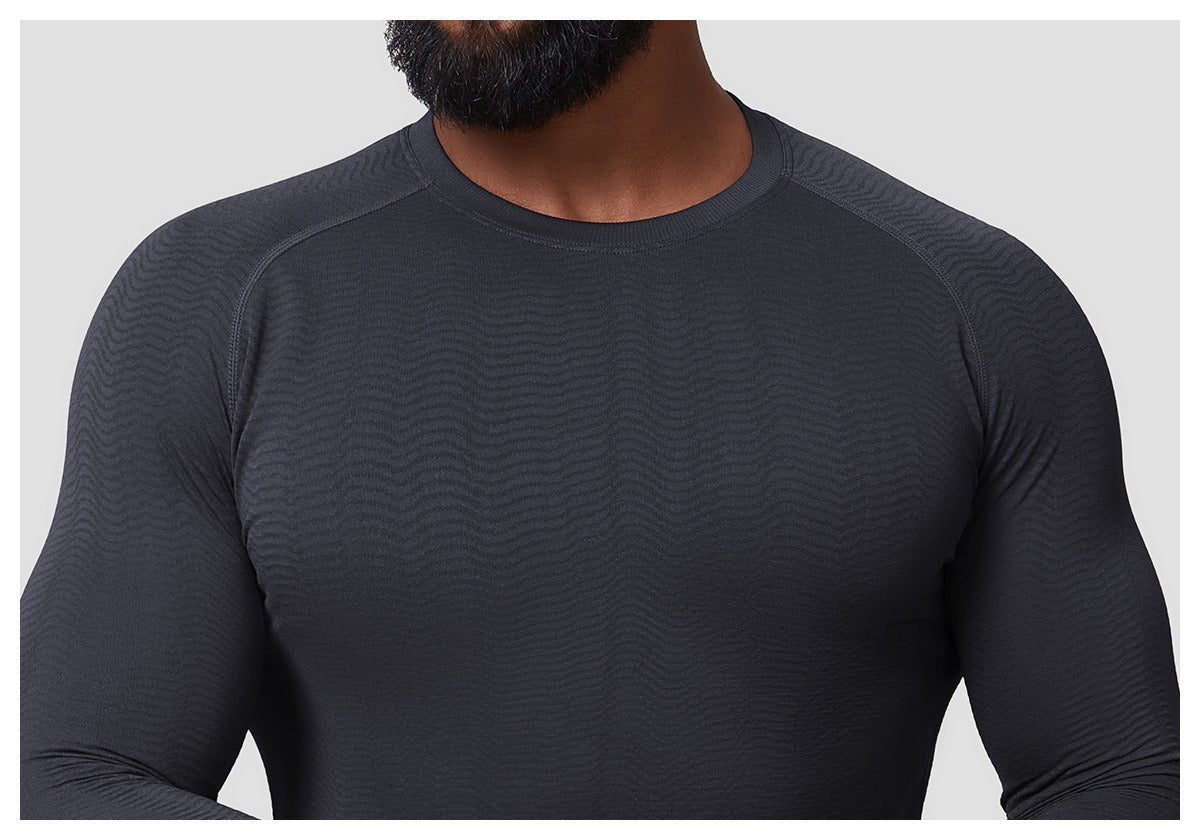 Men’s Slim Fit Seamless Training Long Sleeve Shirt