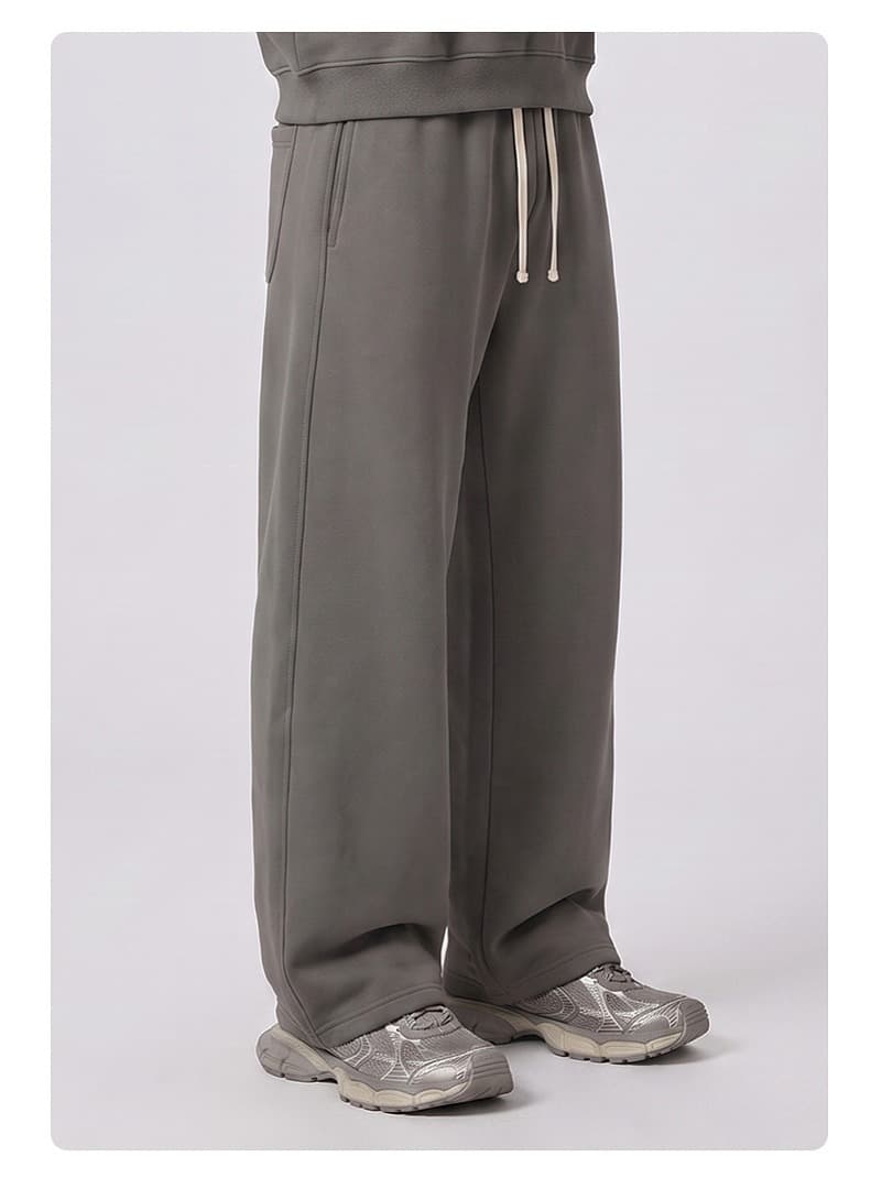 Barrel Leg Fleece Sweatpants