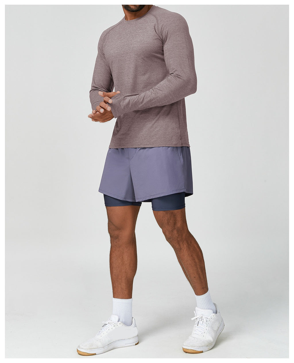 Men’s Stretch Long Sleeve Yoga Training Shirt