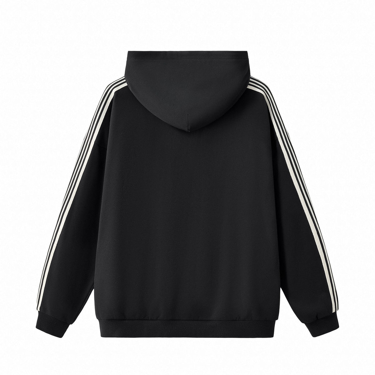 Side Stripe Fleece Pullover Hoodie