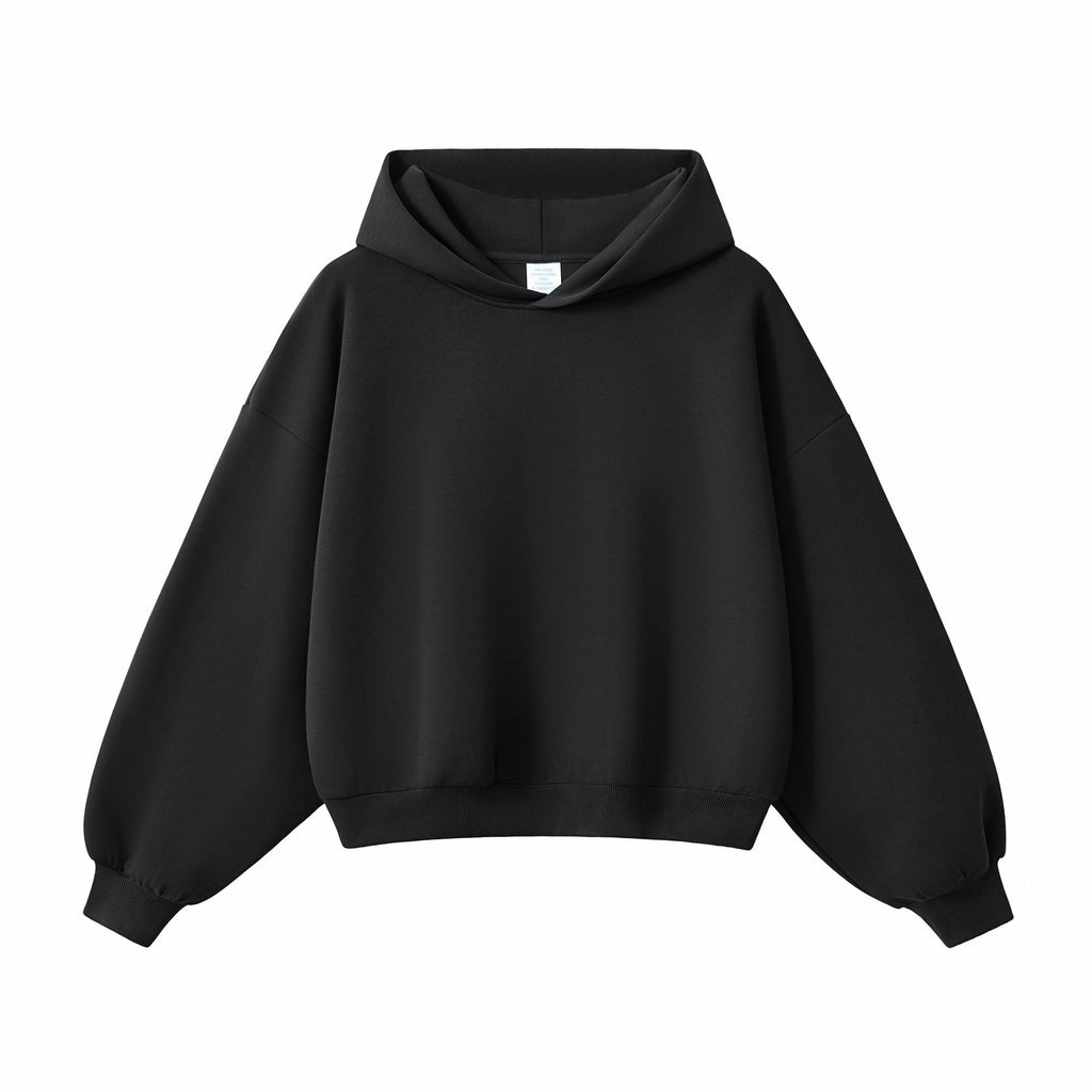 Boxy Drop Shoulder Pullover Hoodie