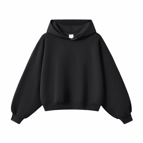 Boxy Drop Shoulder Pullover Hoodie