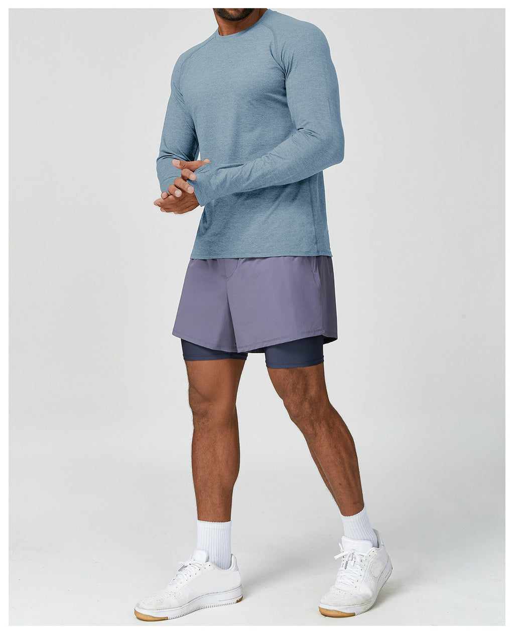 Men’s Stretch Long Sleeve Yoga Training Shirt