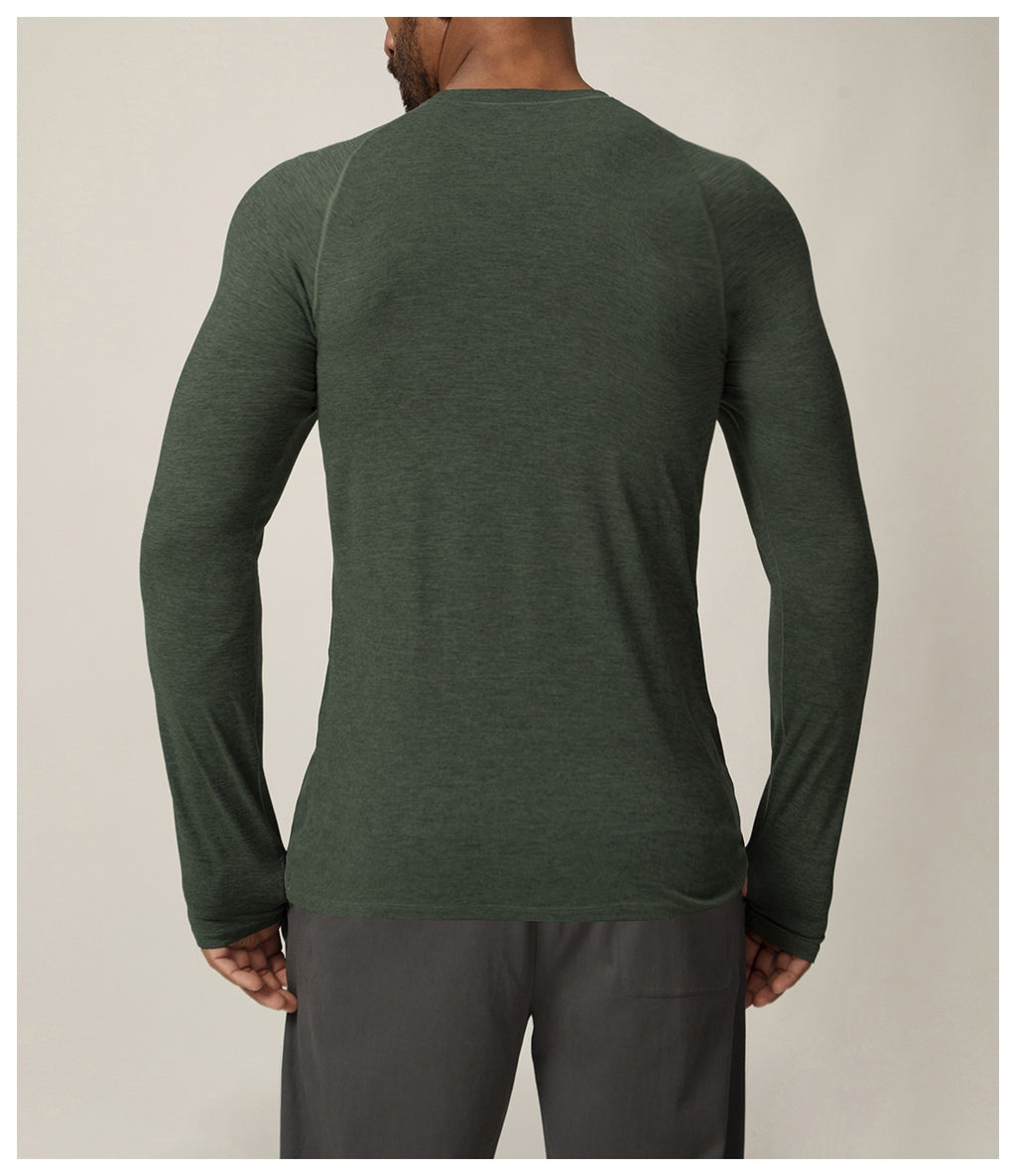 Men’s Long Sleeve Quick Dry Athletic Training Shirt