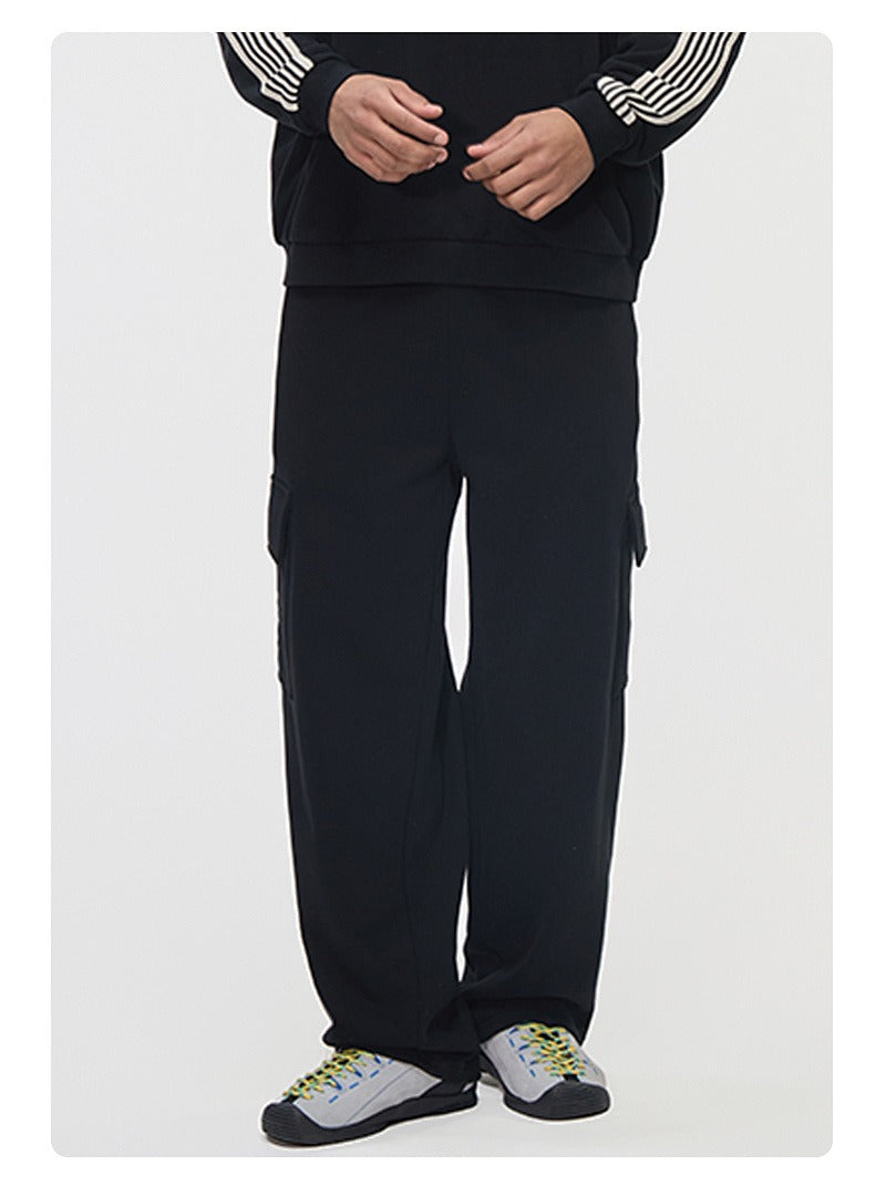 Side Stripe Cargo Sweatpants