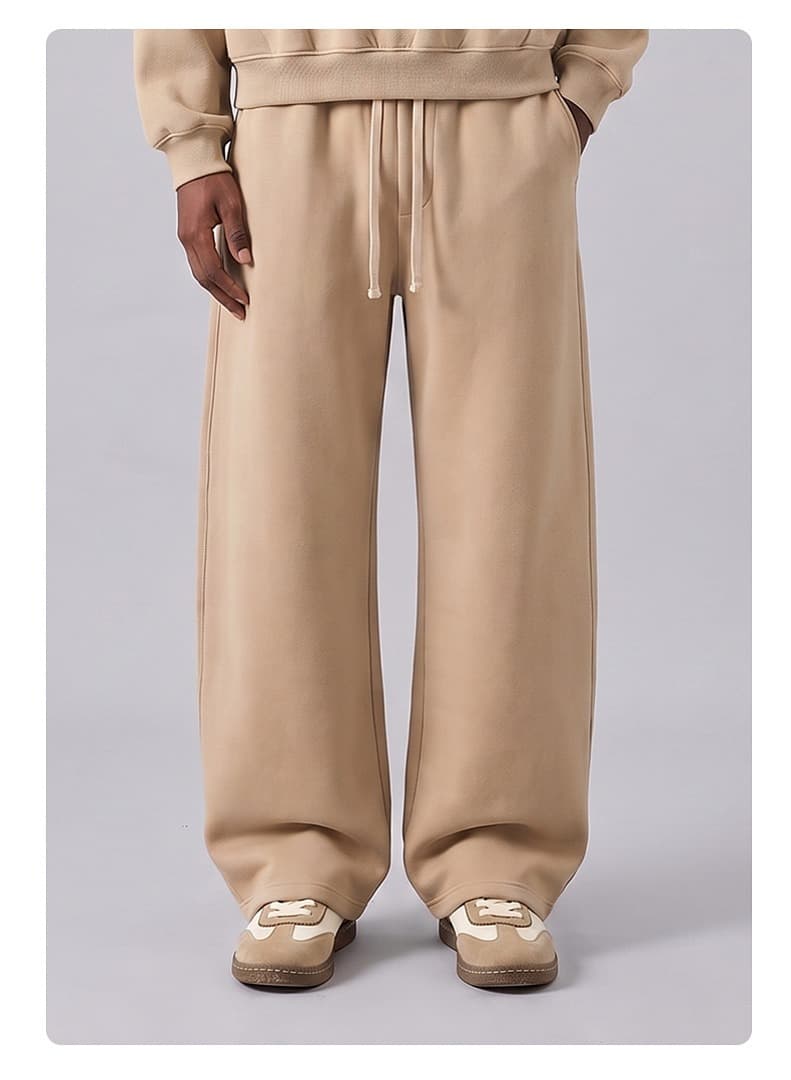 Barrel Leg Fleece Sweatpants