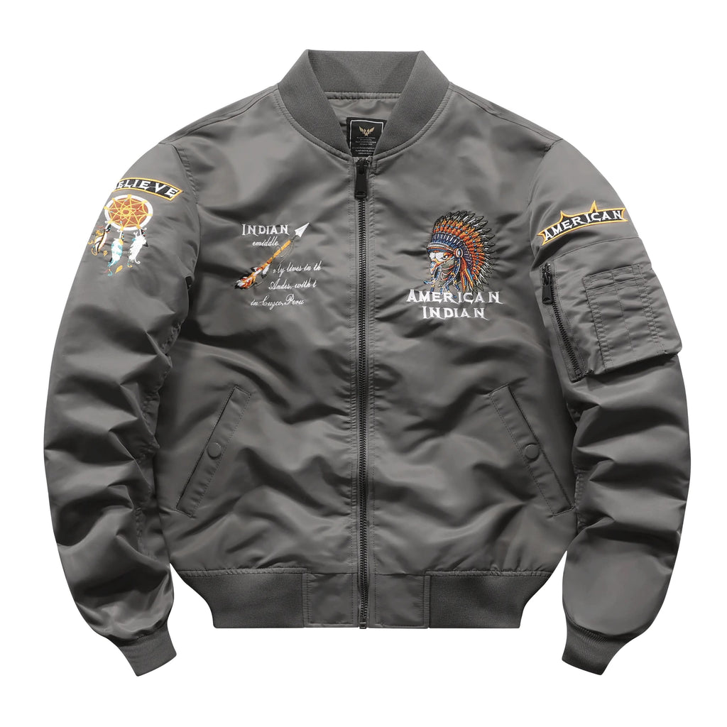 Refined Casual Bomber Jacket