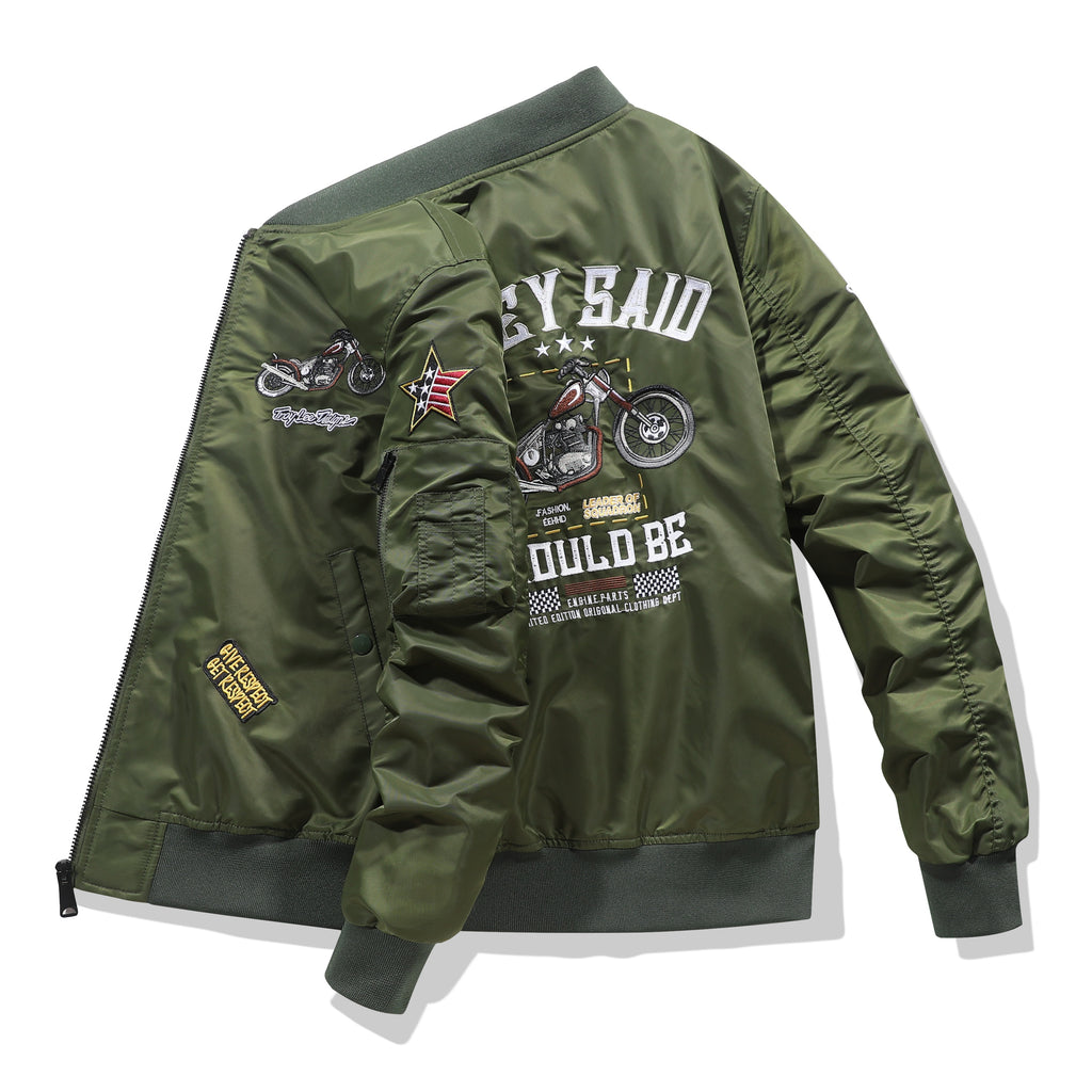 Contemporary Streetwear Flight Jacket
