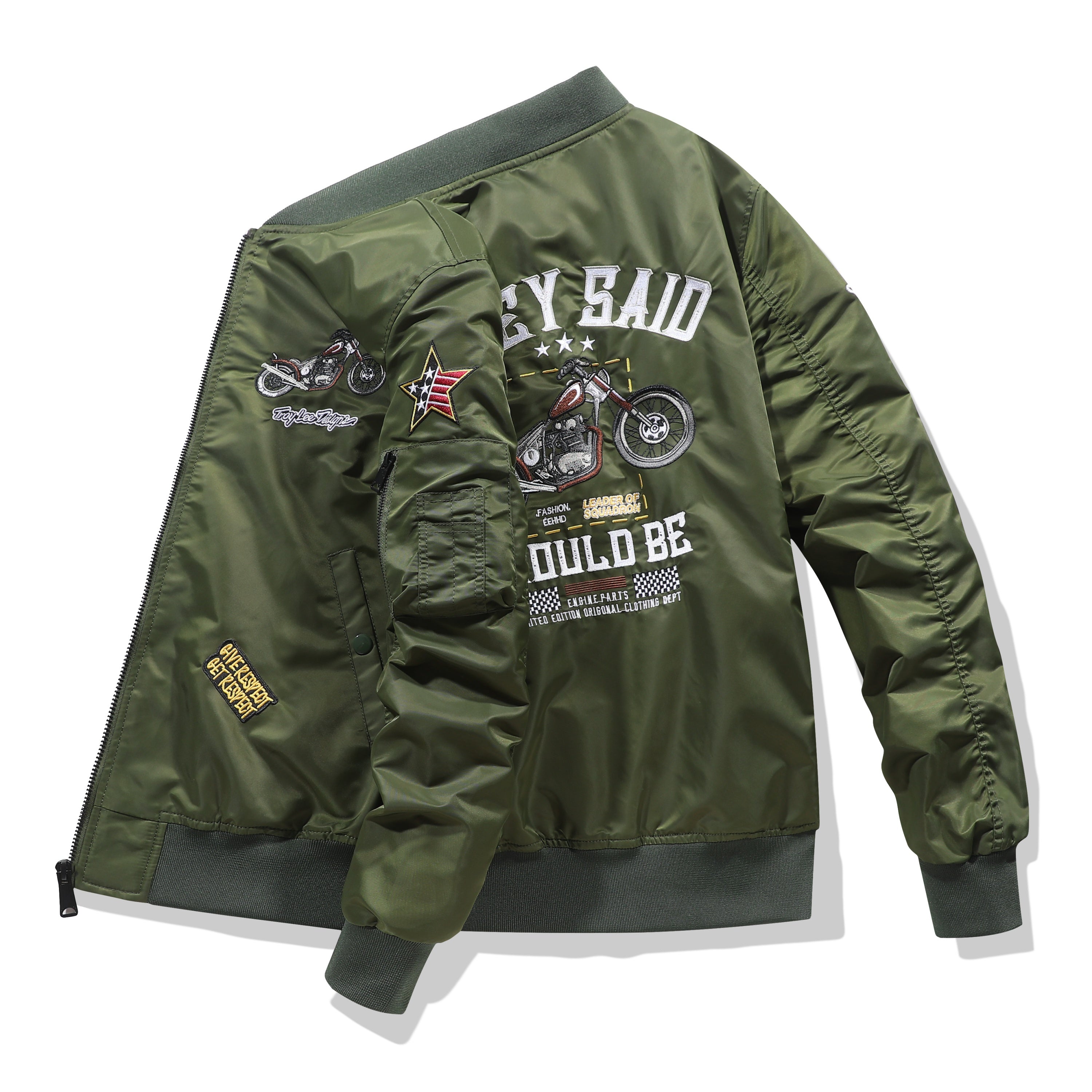 Contemporary Streetwear Flight Jacket