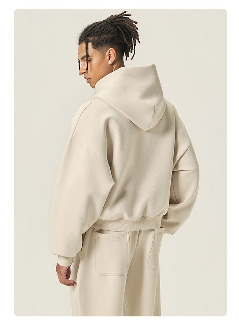 Boxy Drop Shoulder Pullover Hoodie