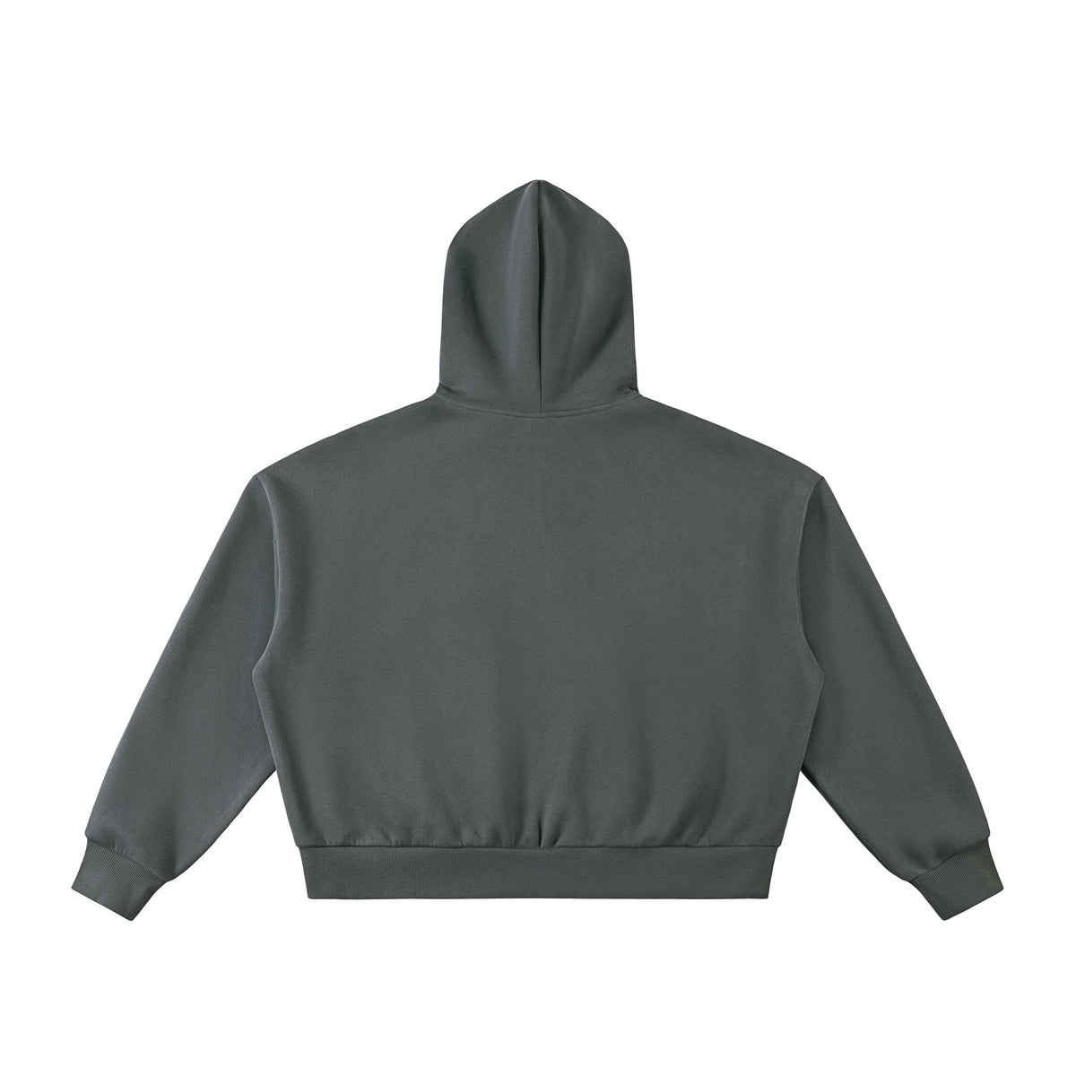Boxy Full Zip Fleece Hoodie