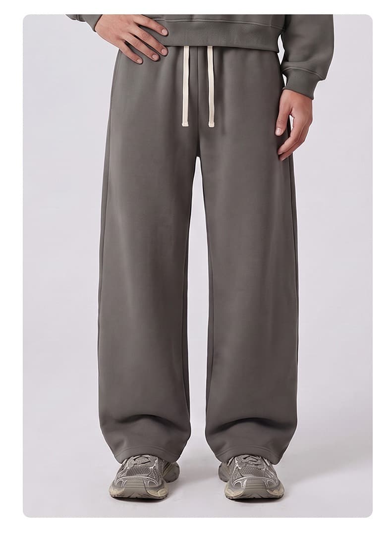 Barrel Leg Fleece Sweatpants
