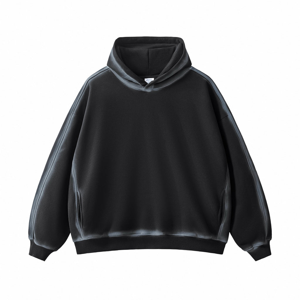 Washed Fleece Pullover Hoodie