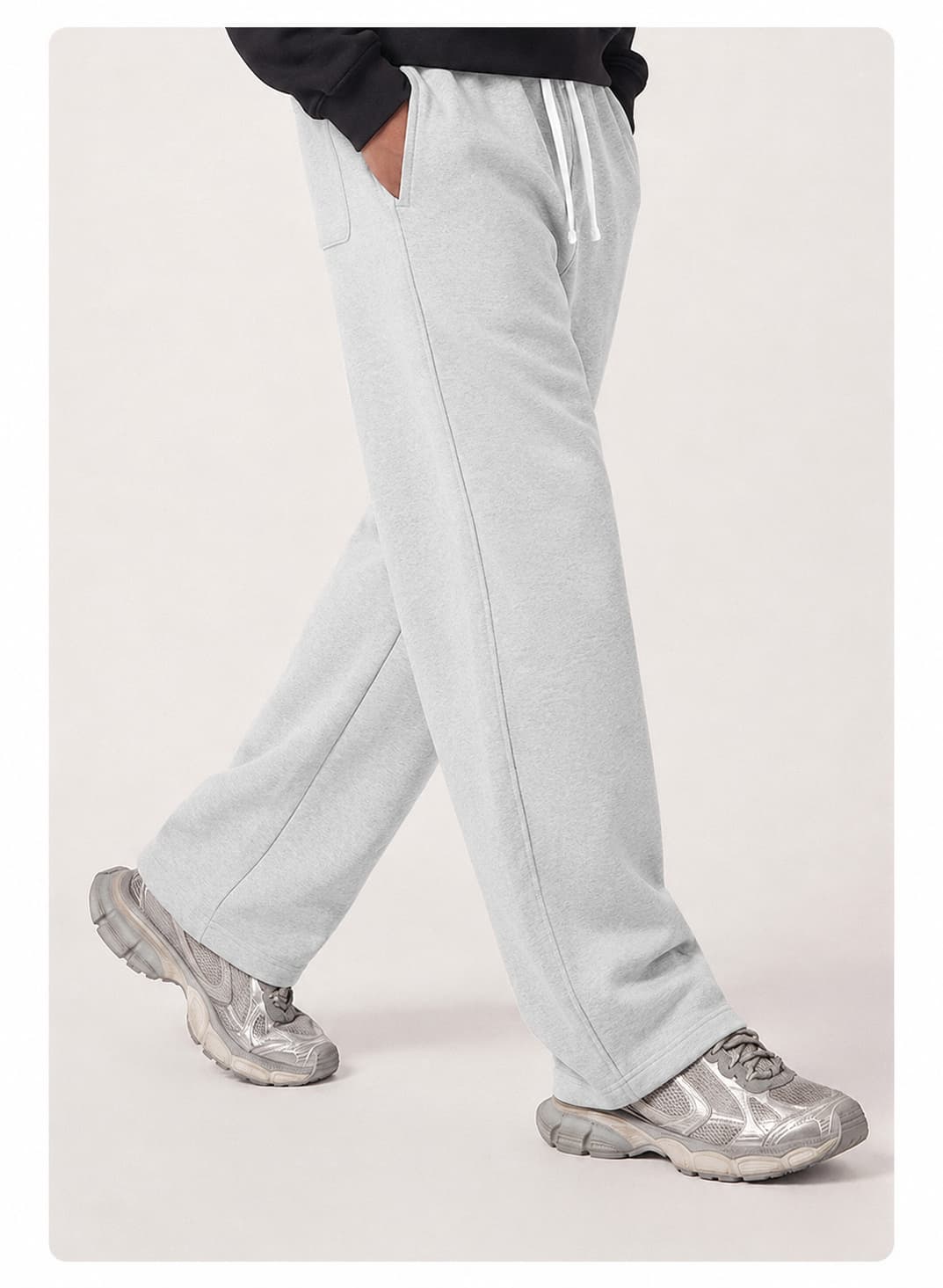 Barrel Leg Fleece Sweatpants