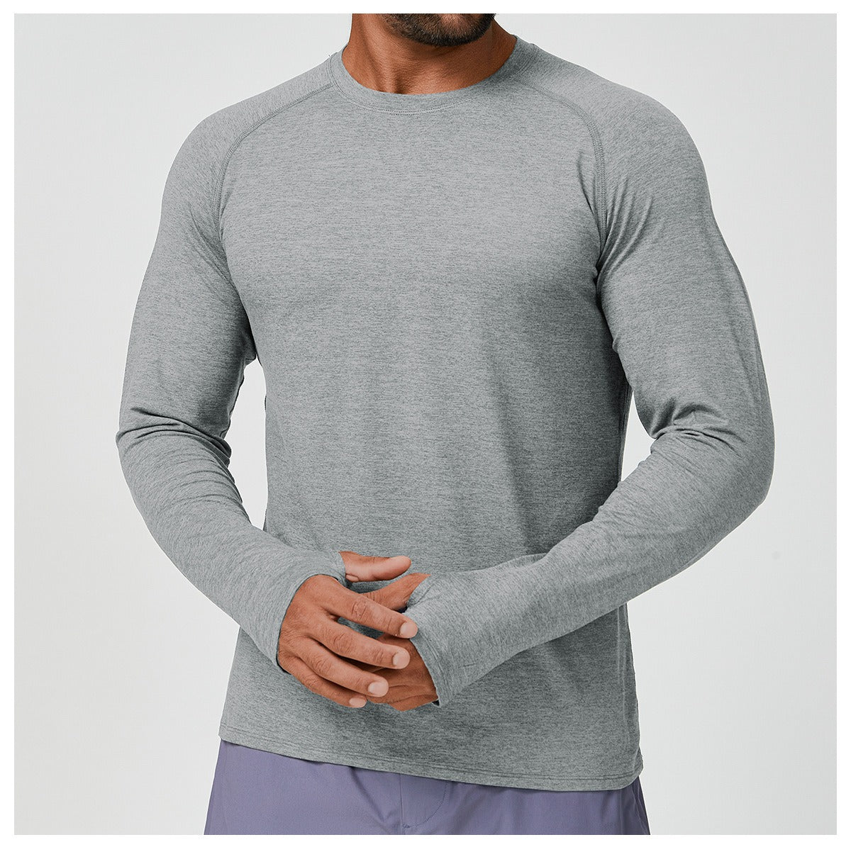 Men’s Stretch Long Sleeve Yoga Training Shirt